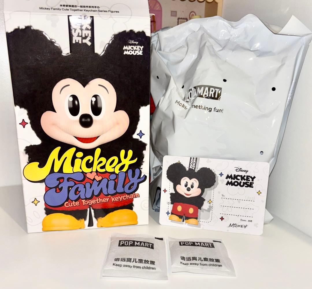 POPMART DISNEY ミッキーファミリーキュート ミニーとミッキーセット
