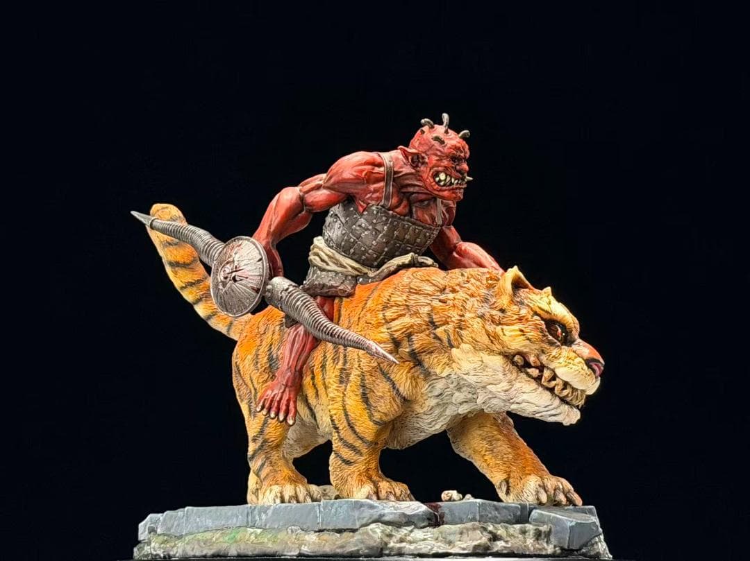ベルセルク 恐帝のダカと妖虎セット レジンキャスト フィギュア 塗装済完成品