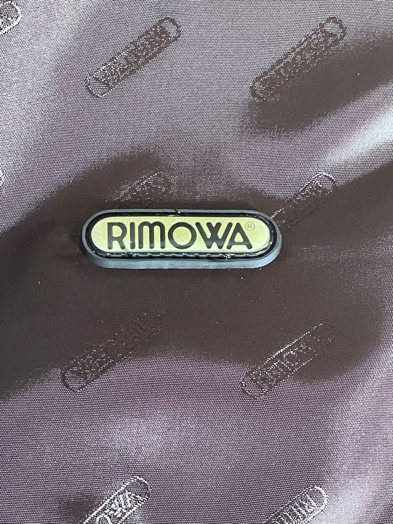 【超希少】RIMOWA/リモワ純正ガーメントバッグ ブラウン（定価15000円）