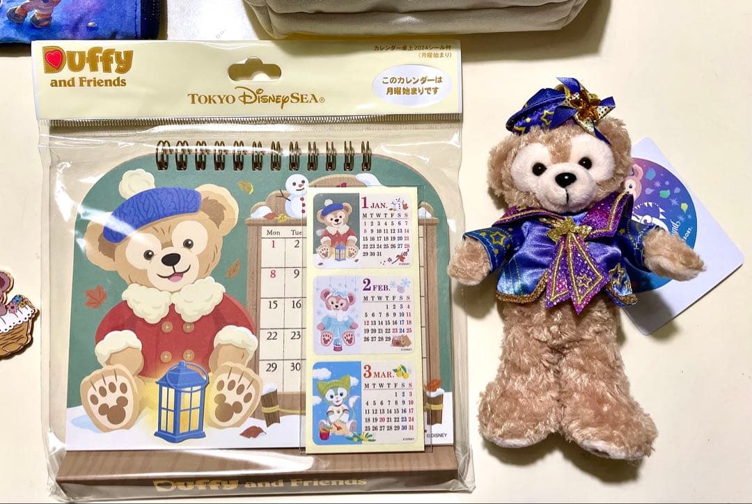 ダッフィーグッズ、ディズニー40周年空缶 セット