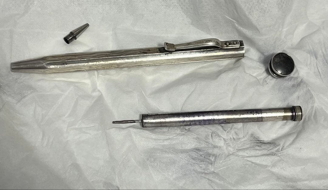 【ヴィンテージ】フィンランド製メカニカルペン　(1.18mm/4B芯15本付)