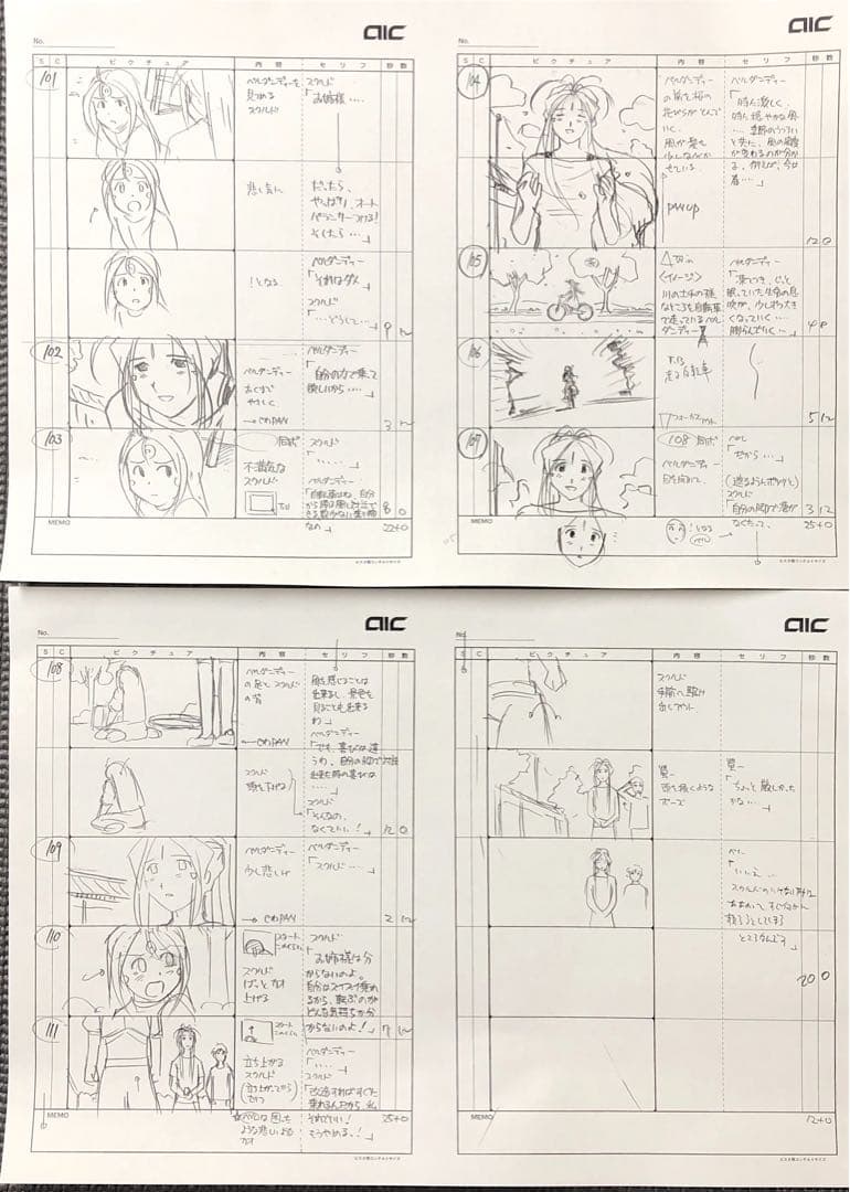 ああっ女神さまっ それぞれの翼 第13話 絵コンテ