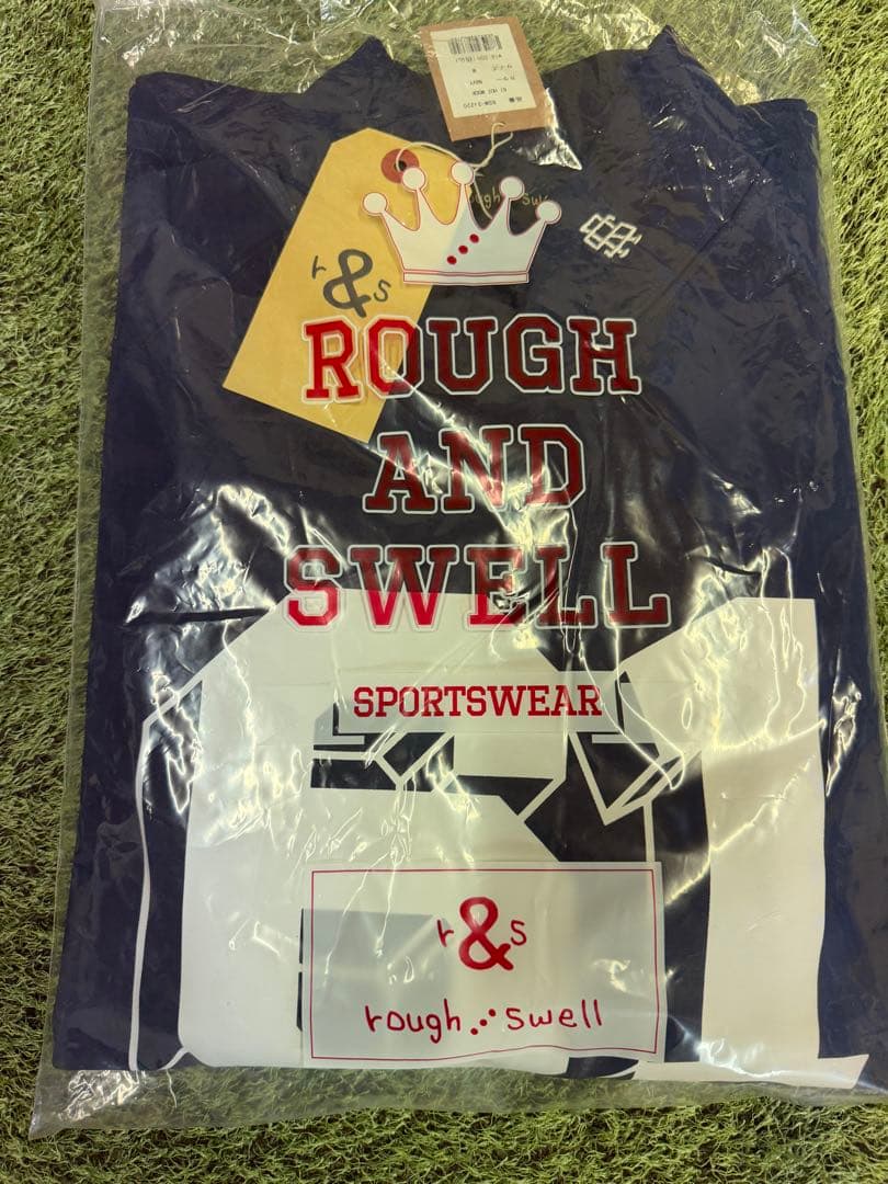 新品正規品【ROUGH&SWELL/M】裏起毛モックネック長袖カットソー