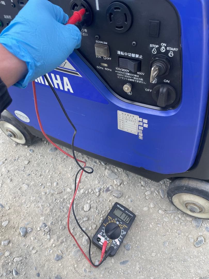 YAMAHA EF5500iSDE 発電機インバーター式 アワーメーター19時間