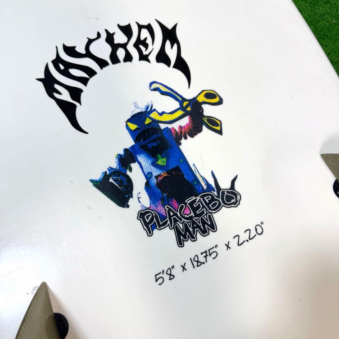 美品　placebo AARON CORMICAN 5’8ft サーフボード