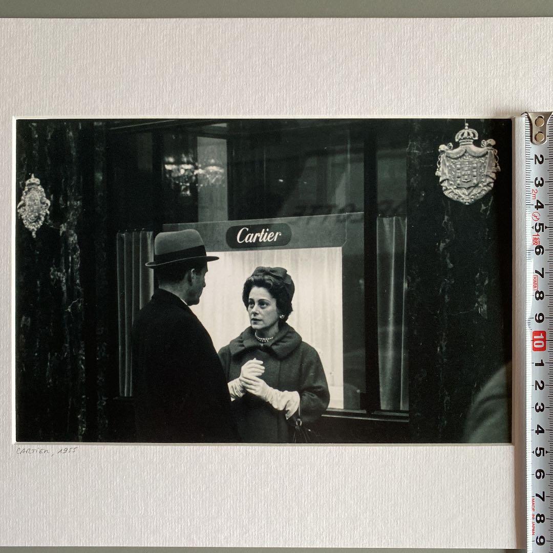 白黒写真 1955年 カルティエ