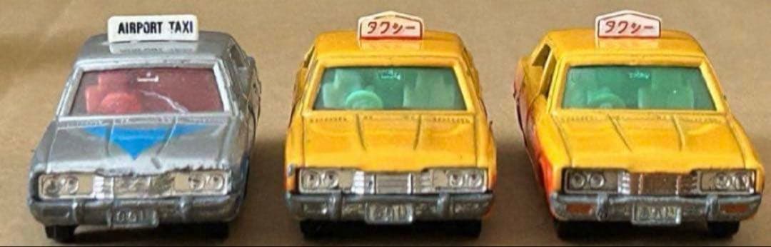 トミカ ニッサン セドリック 2800SGL タクシー 3台