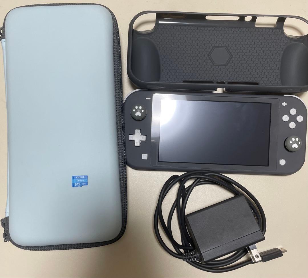 NintendoSwitch Lite グレー + microSD（512GB）