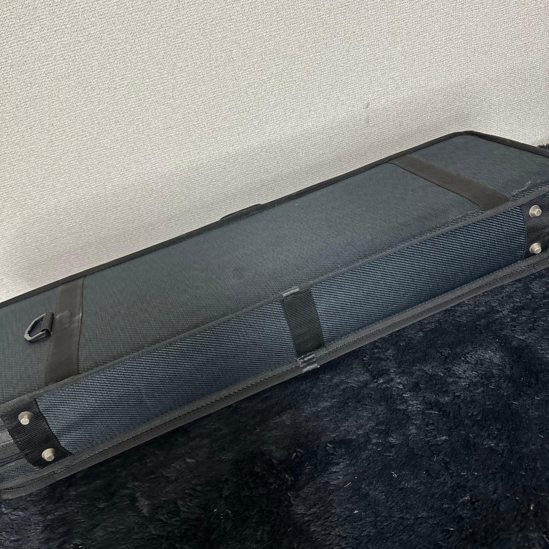 galax バイオリンケース 弦楽器 弓4本収納可能 湿度計付き
