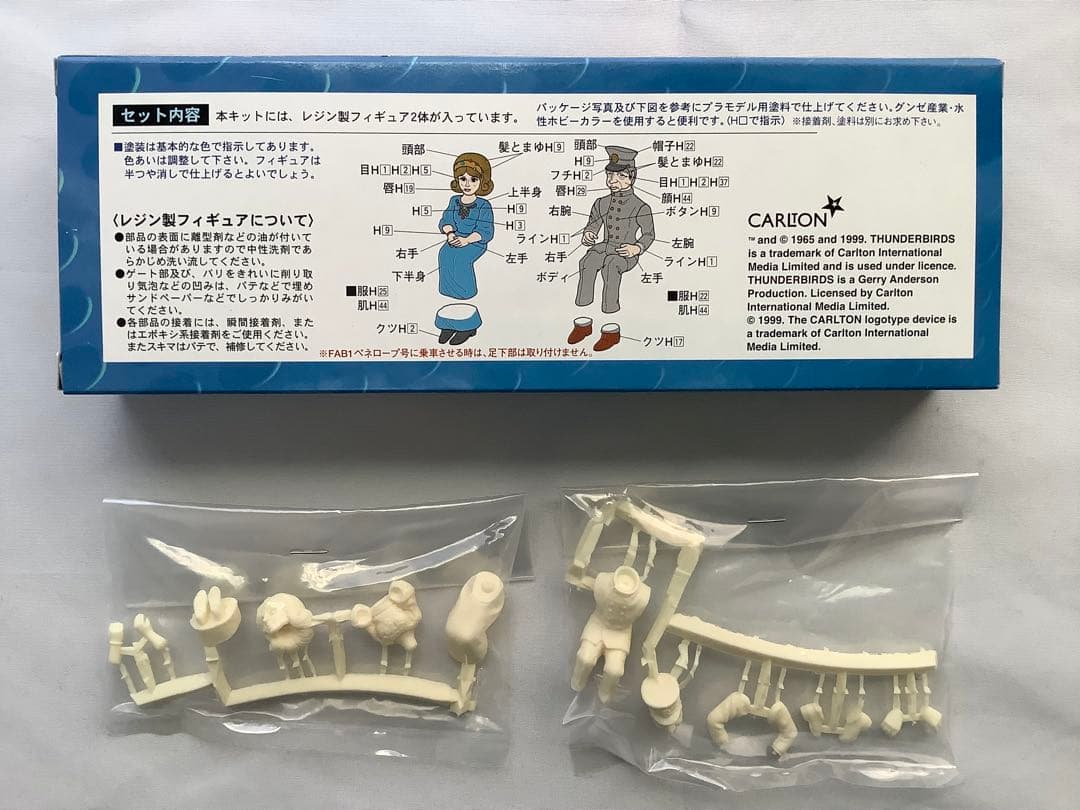 サンダーバード FAB1 ペネロープ号 ＋ ペネロープ＆パーカー セット 未組立