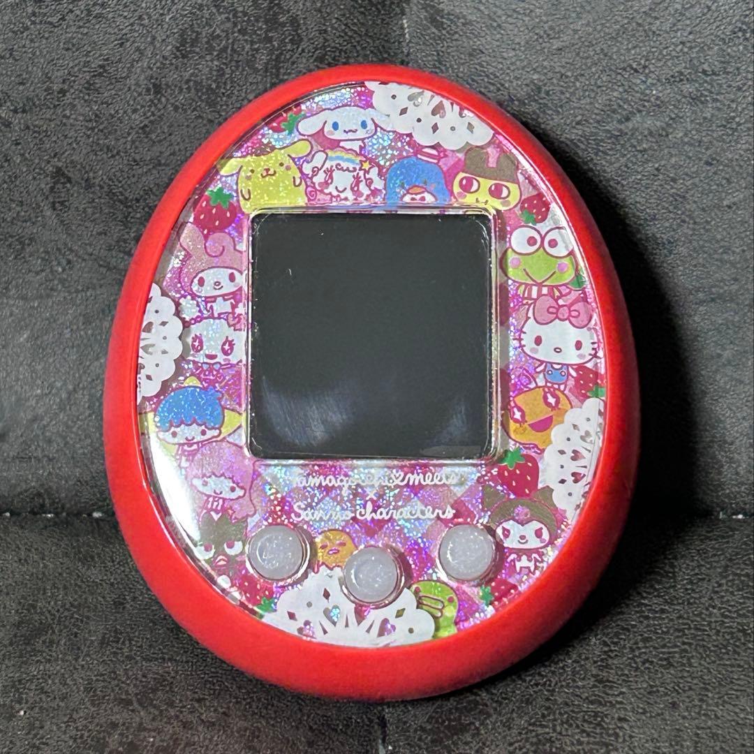 【美品】たまごっちみーつ サンリオキャラクターズ レッドBANDAI 箱無