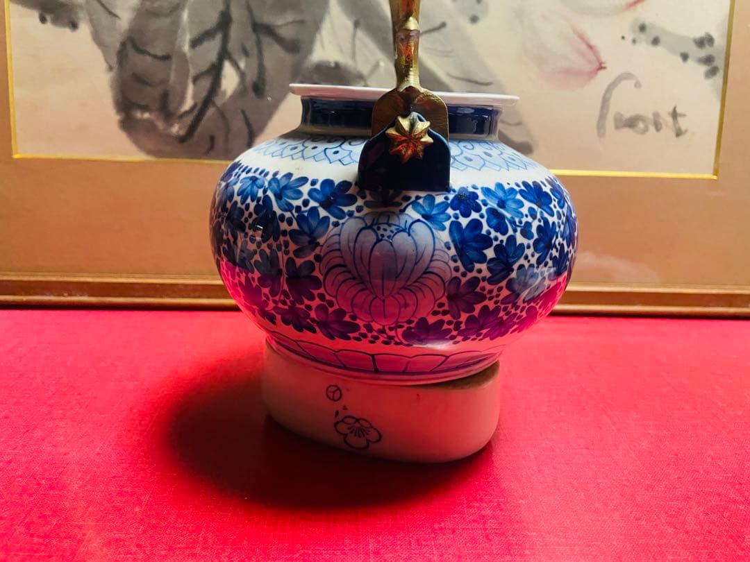 染付 水注