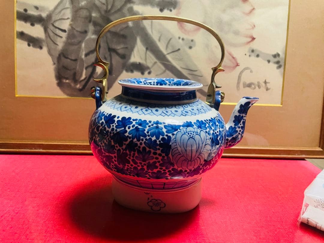 染付 水注