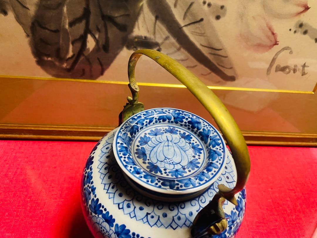 染付 水注