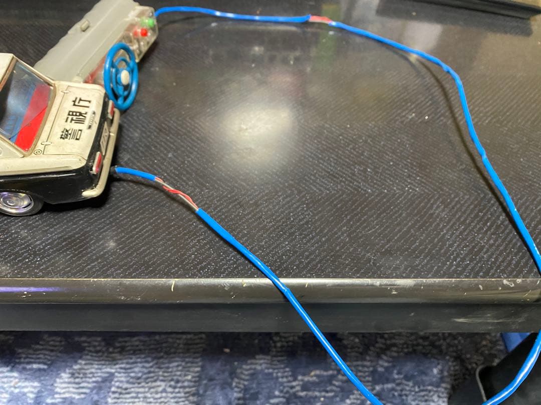 ブリキ製　トヨタ　パプリカ　警視庁パトカー