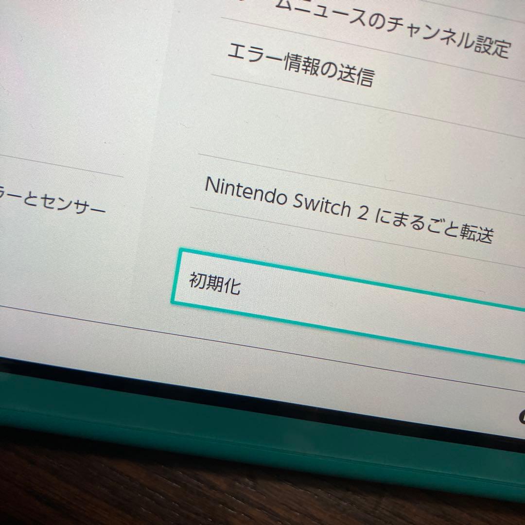 Nintendo Switch Lite ターコイズ 本体　初期化済み中古