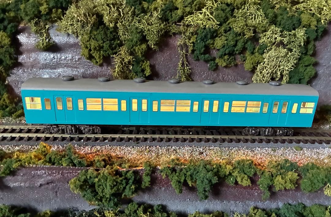 HOゲージ 103系通勤電車　スカイブルー　3両セット