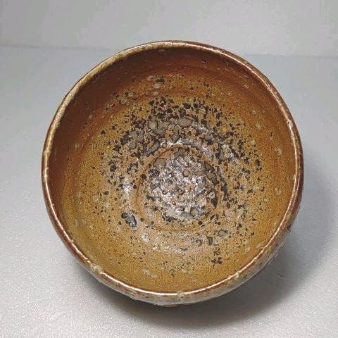 茶道具　抹茶茶碗 　(信楽焼) ３代 楽斎