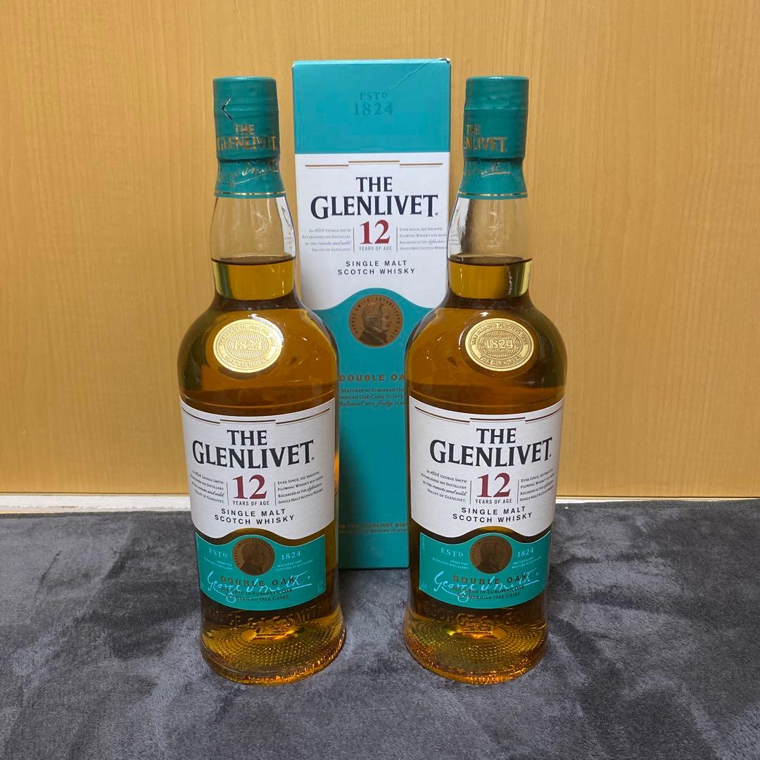 グレンリベット　12年　700ml シングルモルトスコッチウイスキー　2本セット