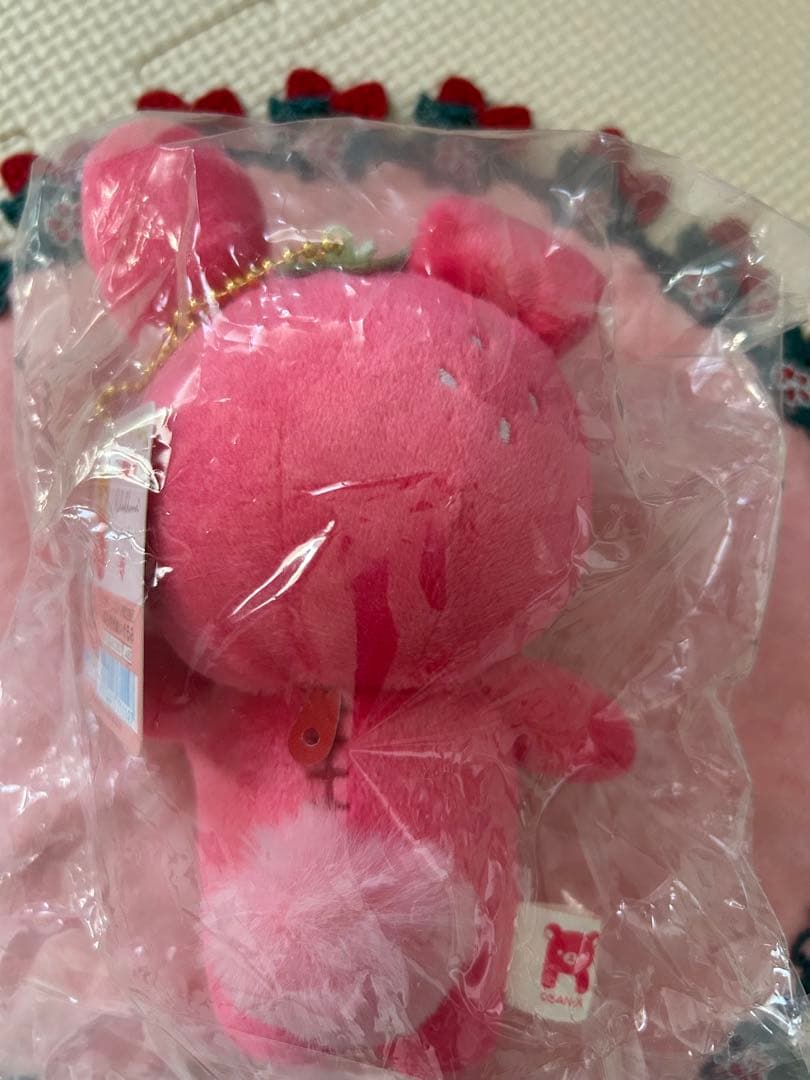 リラックマ ストロベリーパーティー　ぶらさげぬいぐるみ　リラックマストア限定
