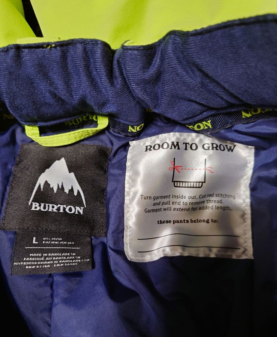 BURTON ウェア 上下セット ジュニア サイズL（155cm)