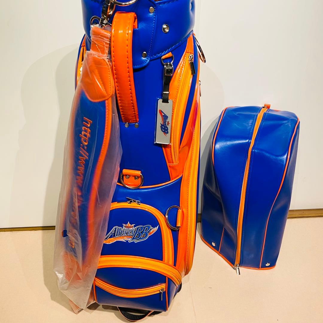 【極希少＊新品】新潟アルビレックスBB　キャディバッグ　ゴルフバッグ　5分割