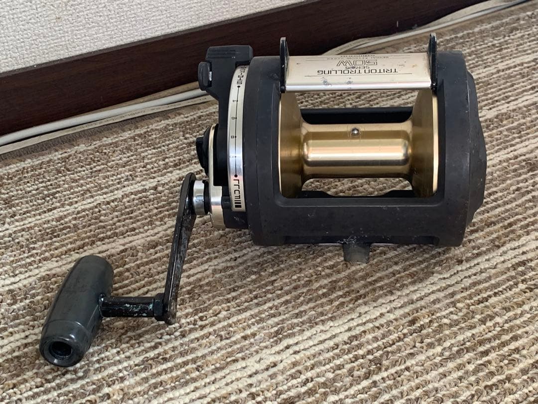 シマノ トライトン トローリング50Wクエ アラ モロコ大物底物 ビンテージ