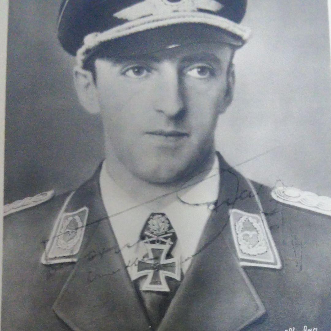 ナチス・ドイツ軍グラ―フ大佐直筆サイン