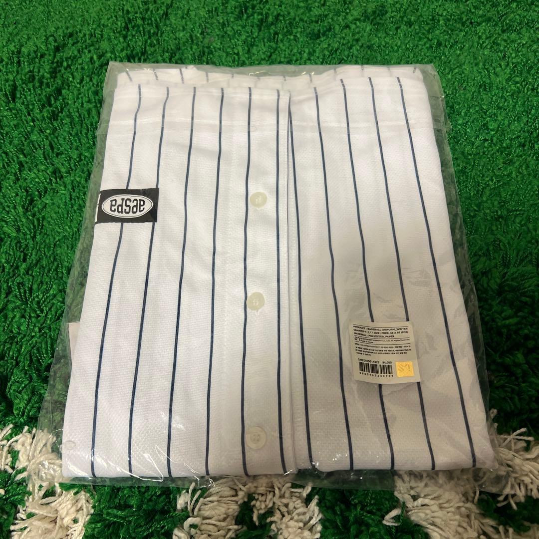 aespa baseball ユニフォーム　ウィンター　トレカ付き