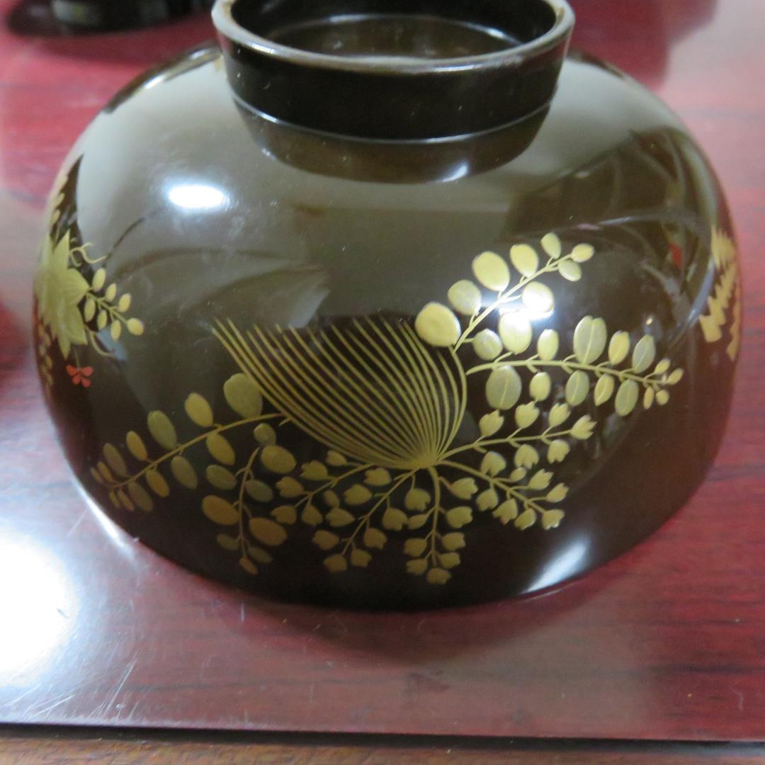 吸い物碗 蓋物 漆器 10客 2客よりバラ売り可 最上級 最上手 銘家 蔵出し