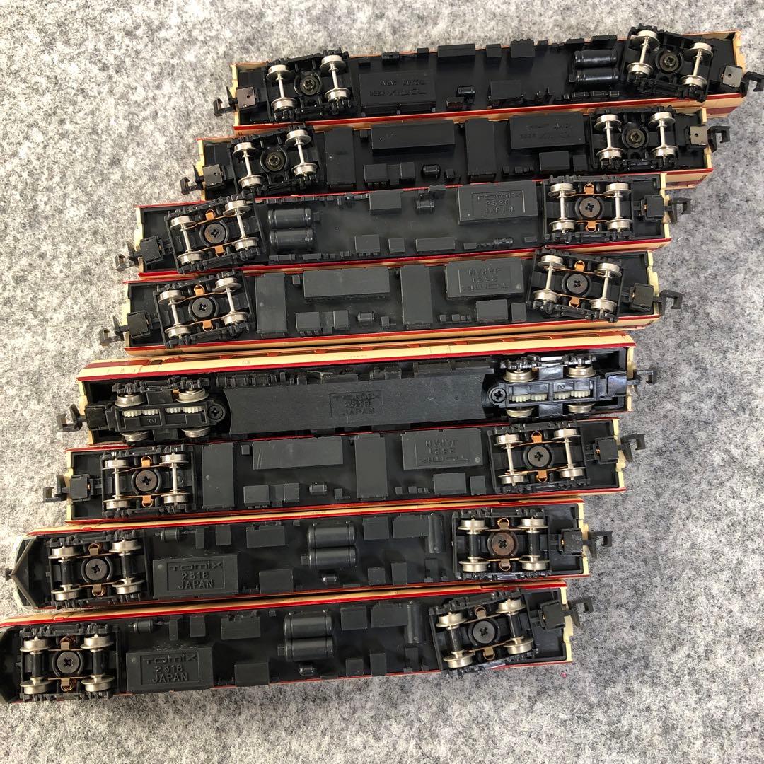 Nゲージ鉄道模型 381系6両編成+増結2両