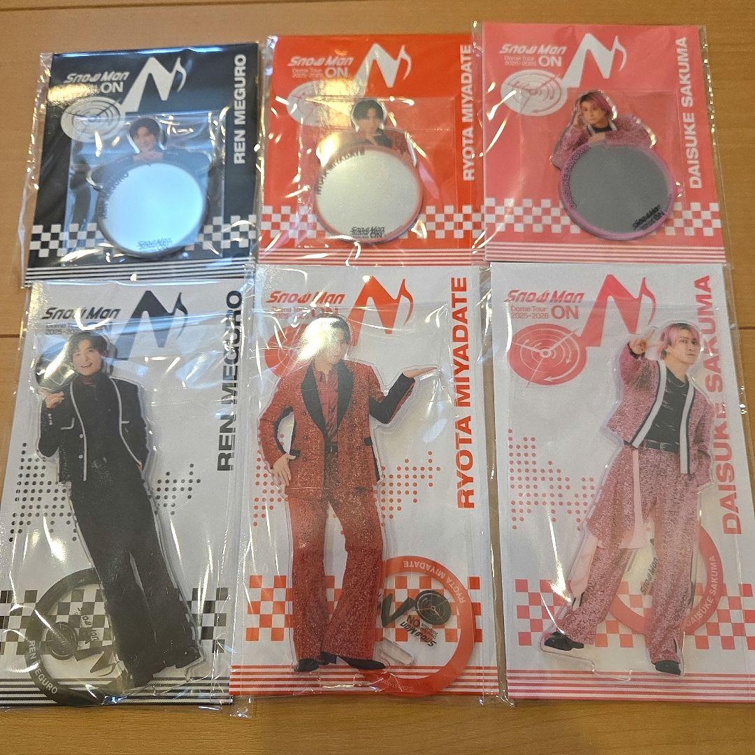 【新品未開封】コンプセット　 Man　on アクスタ　ミラーステッカー