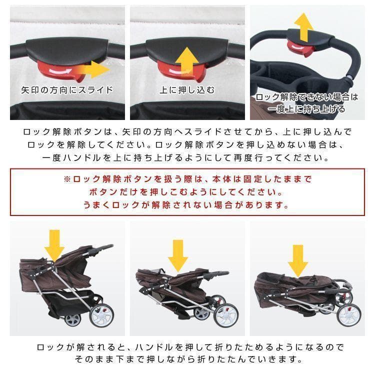 *収納豊富★ 3輪 ペットカート 折り畳み 耐荷重15kg ベージュ 他カラー有