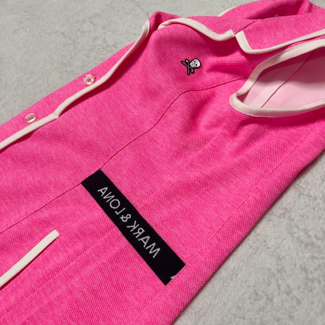 新品　マークアンドロナ　ワンピース　ピンク　Dormie Polo Dress