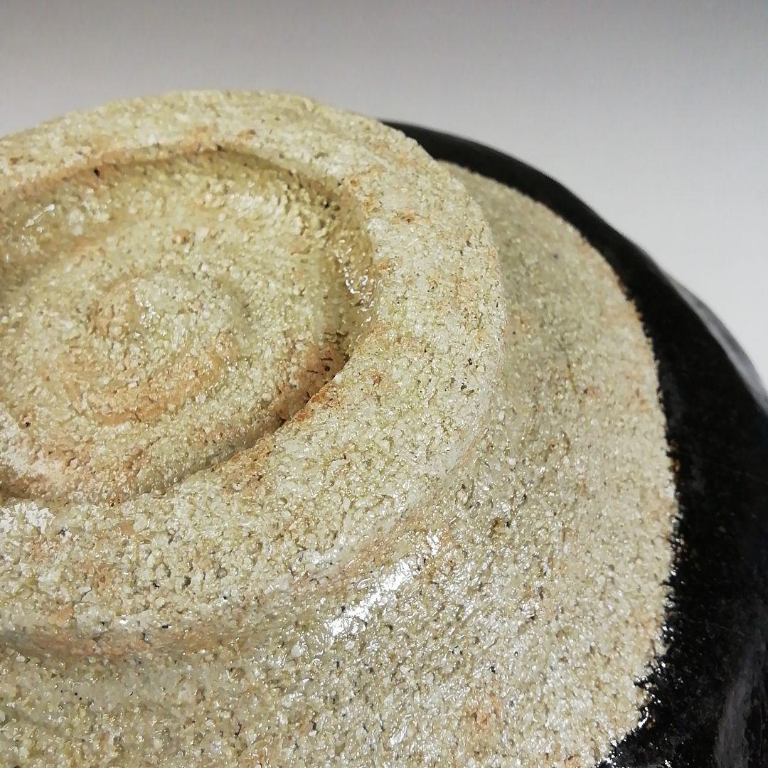 Ｗ１８４　茶碗　『黒楽茶碗』『佐々木昭楽 造』　共箱　抹茶碗　茶道具