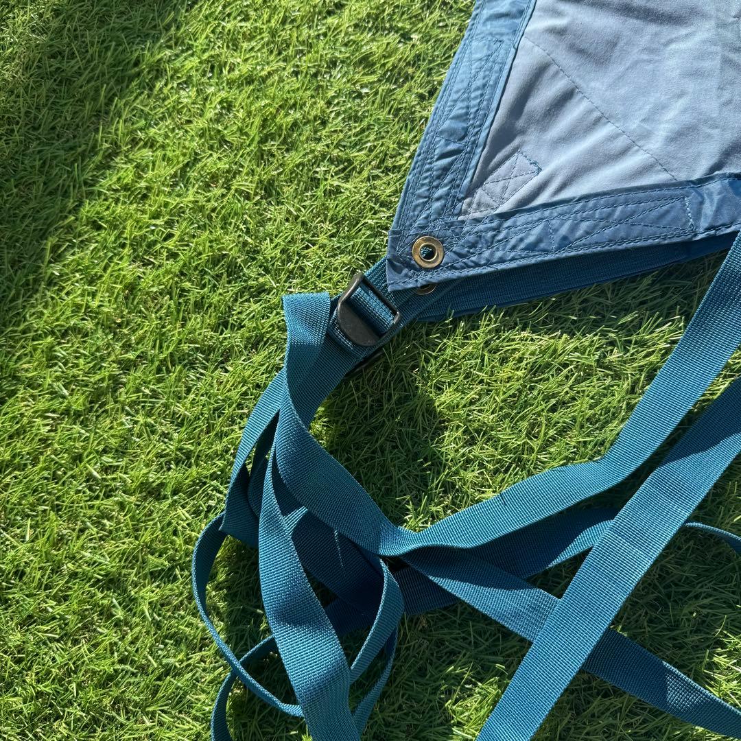 廃盤　テンマクデザイン×エカル コネクトヘキサタープ スモーキーブルー