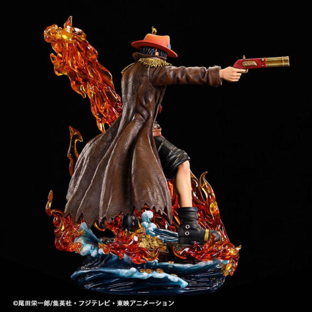【新品】1/4 フィギュア　ワンピース　ログコレクション　エース