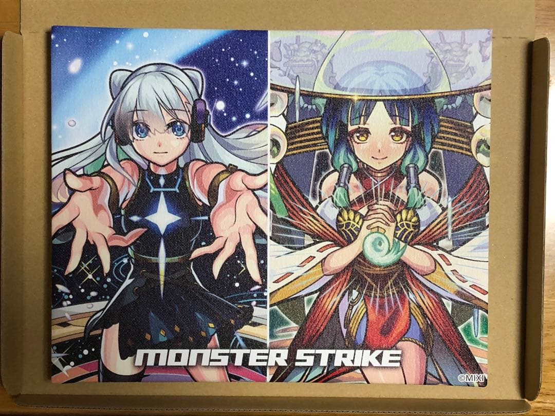 モンスト VISAカード 当選品 A賞 ネオ&ヤクモ キャンバスアート