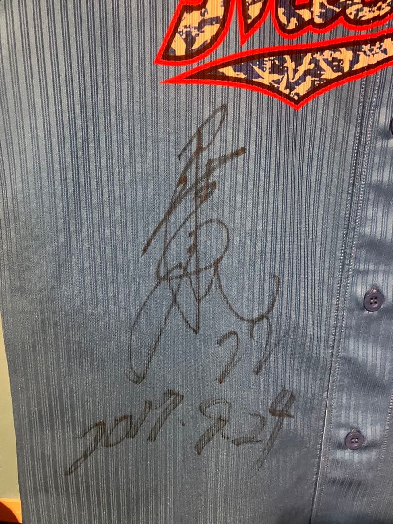 千葉ロッテ　田村龍弘　実使用　ユニフォーム