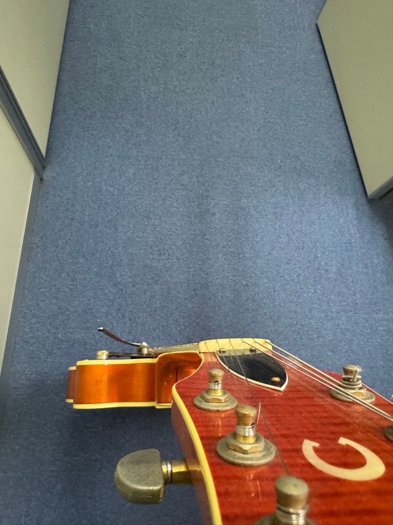 Gretsch エレキギター オレンジ Fホール ハードケース付き