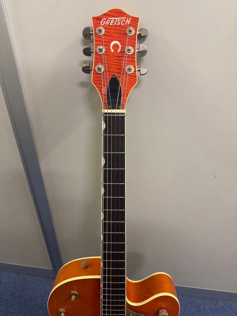 Gretsch エレキギター オレンジ Fホール ハードケース付き