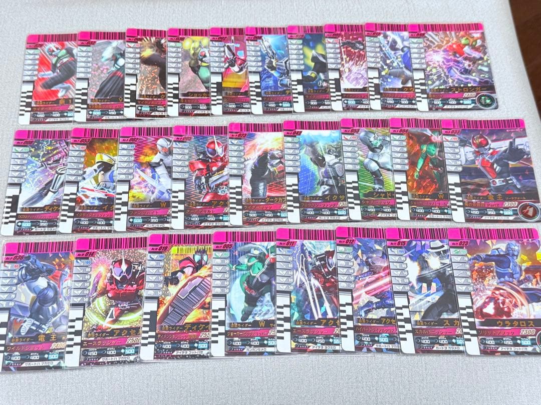 仮面ライダーバトルガンバライド　カード　まとめ売り