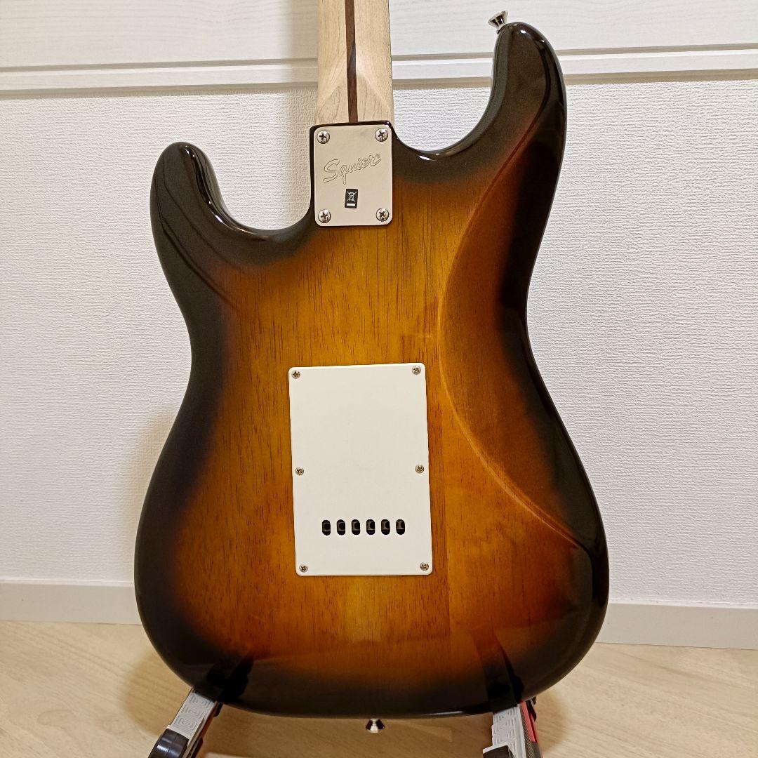 【メンテ済】Squier ストラトキャスター エレキギター本体 サンバースト