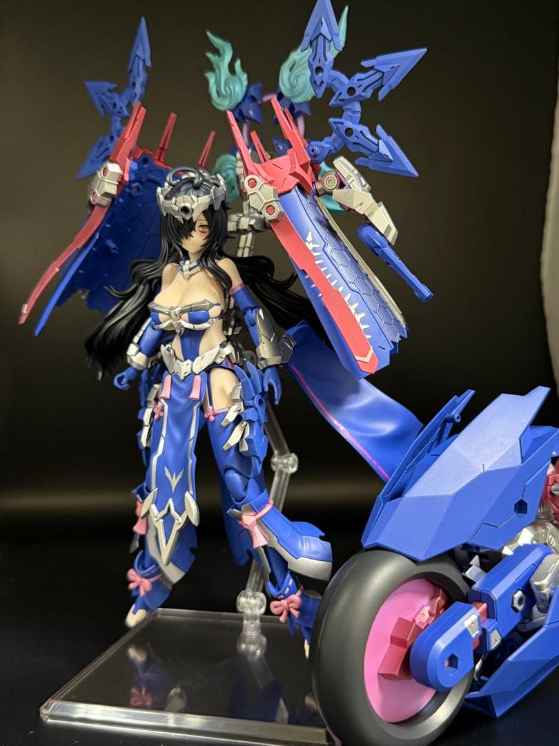 メガミデバイス 皇巫 ツクヨミ レガリア コトブキヤ 全塗装 完成品