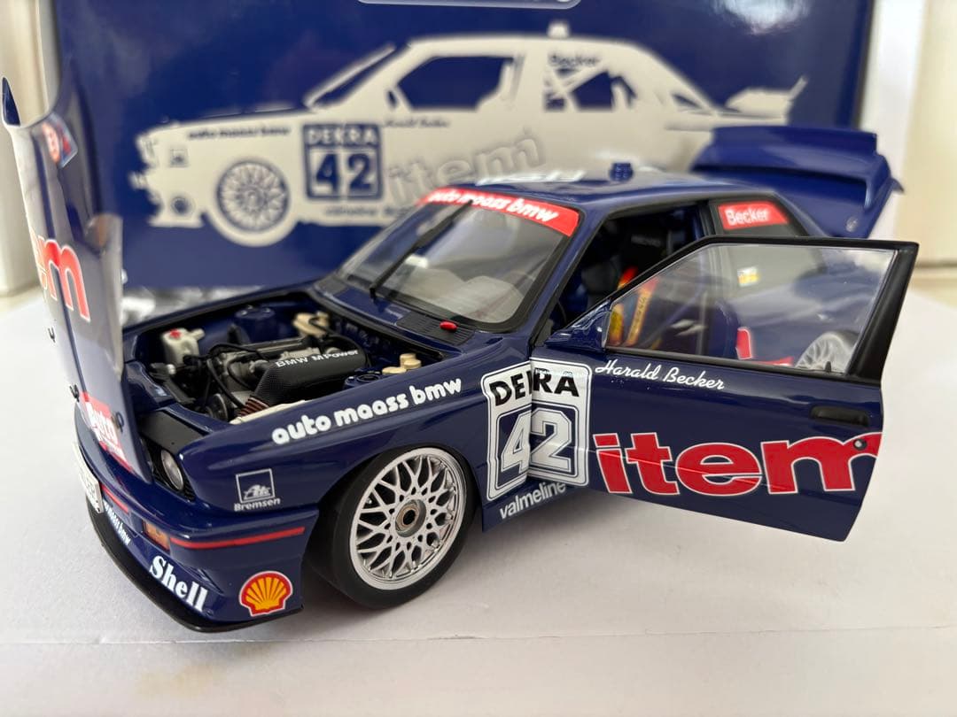  M3 E30 DTM 1992 Auto Maass ミニカー PMA