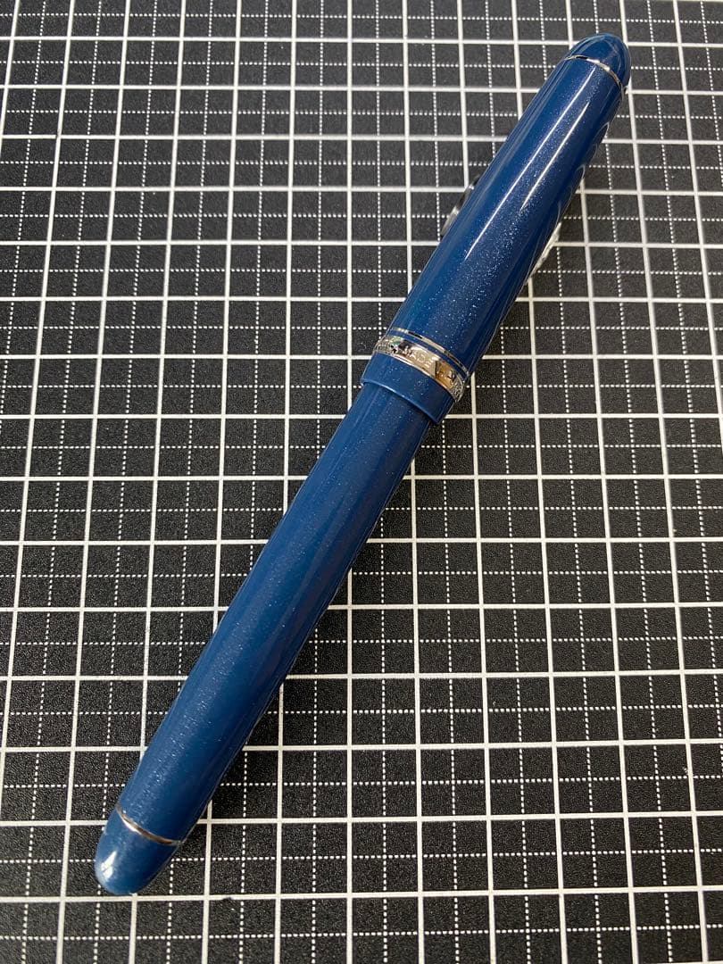 PILOT CUSTOM74 lic-blue 万年筆　字幅M