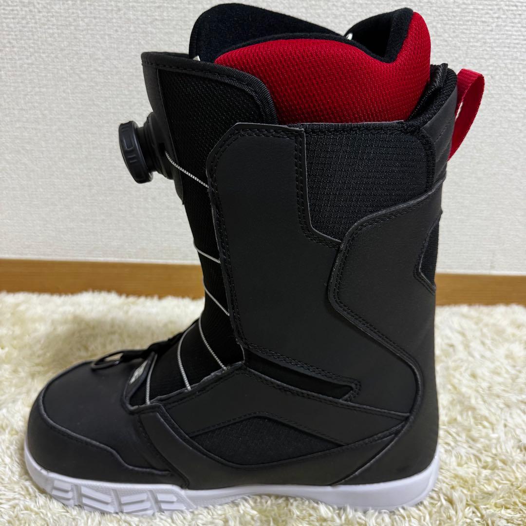 【極美品】DC SCOUT 27cm スノーボードブーツ ブラック/レッド