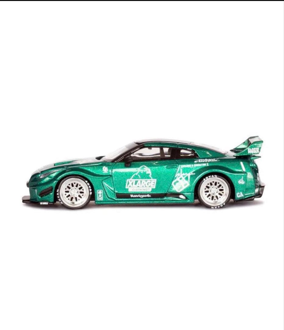 LIBERTY WALK×XLARGE MINI GT 1/64 10台セット白