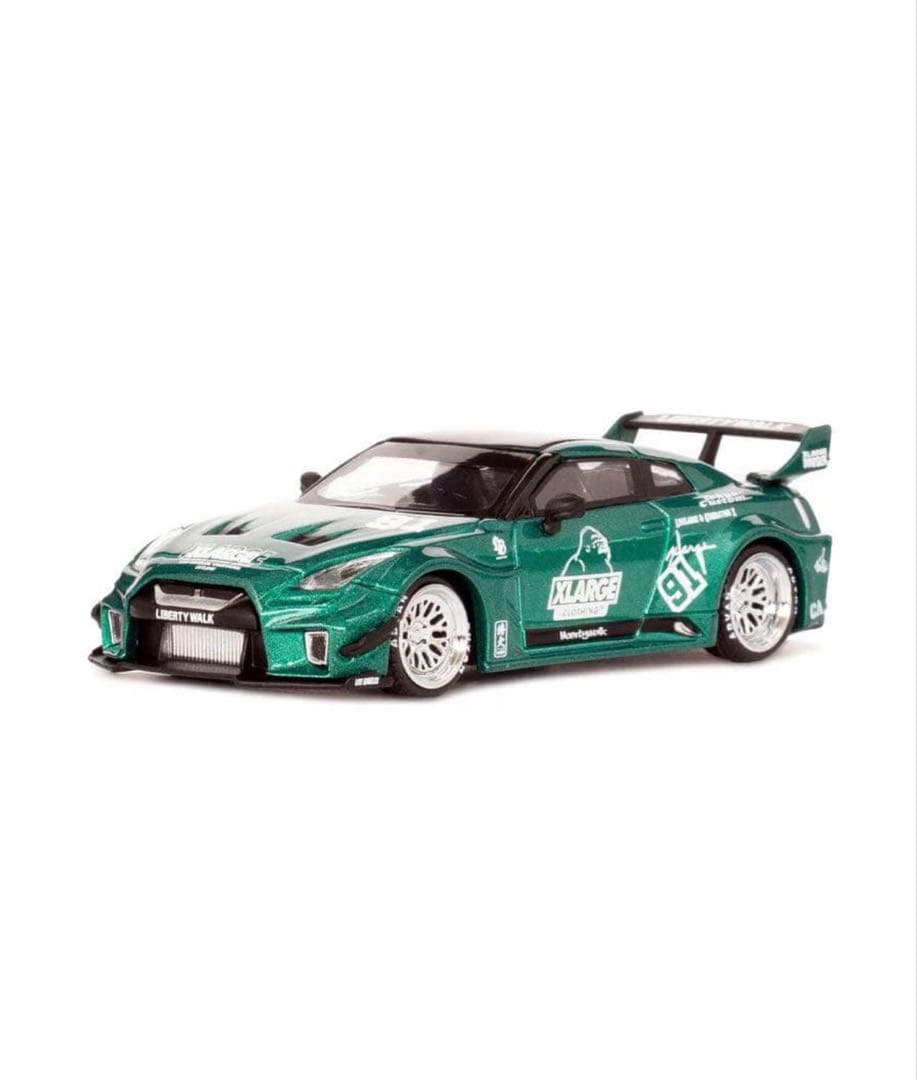 LIBERTY WALK×XLARGE MINI GT 1/64 10台セット白