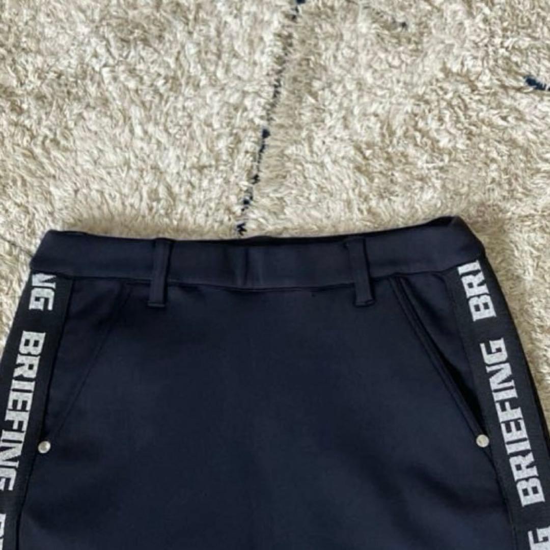 【美品✨】ブリーフィングゴルフ　スカート　ミニスカート　ラインロゴ　ストレッチS